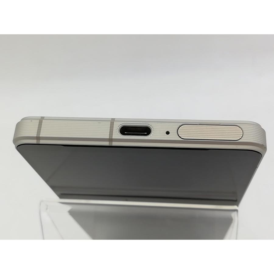 中古】SONY docomo 【SIMフリー】 Xperia 1 V プラチナシルバー 12GB