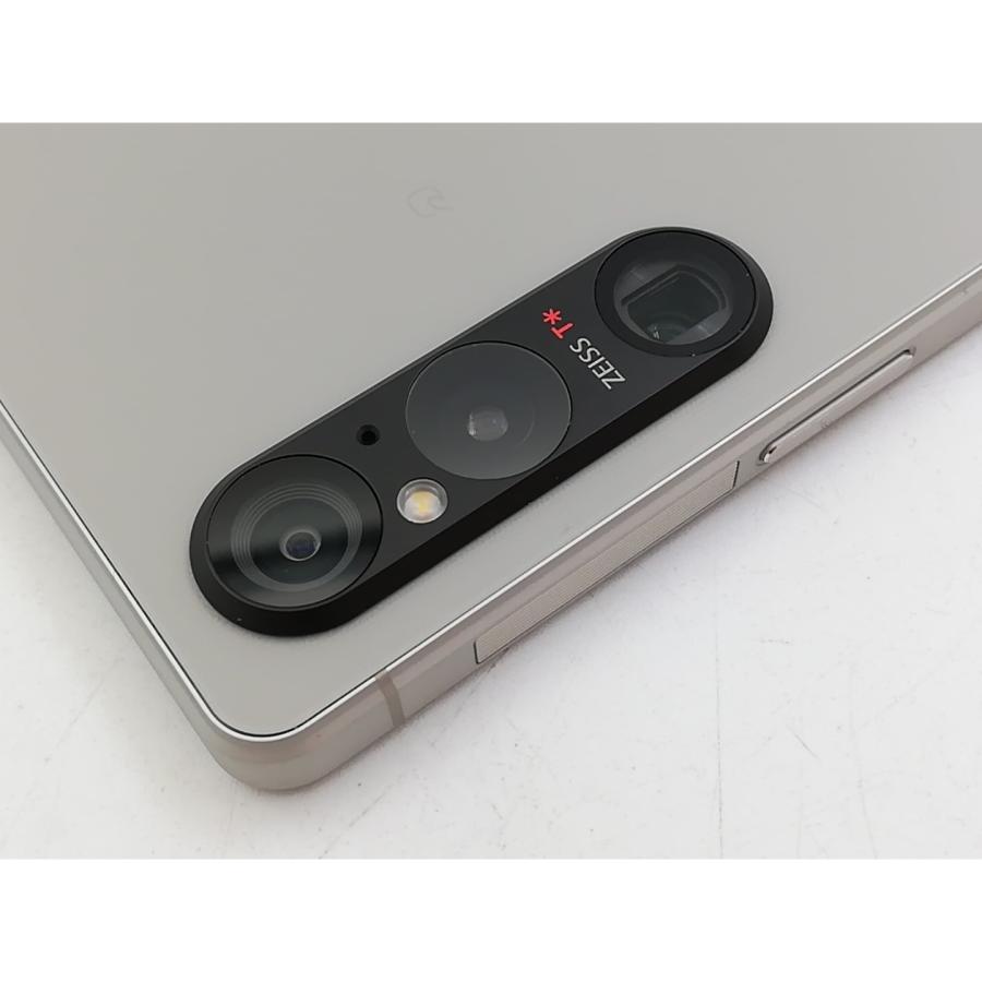 中古】SONY docomo 【SIMフリー】 Xperia 1 V プラチナシルバー 12GB