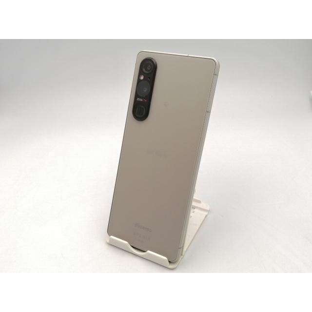 中古】SONY docomo 【SIMフリー】 Xperia 1 V プラチナシルバー 12GB
