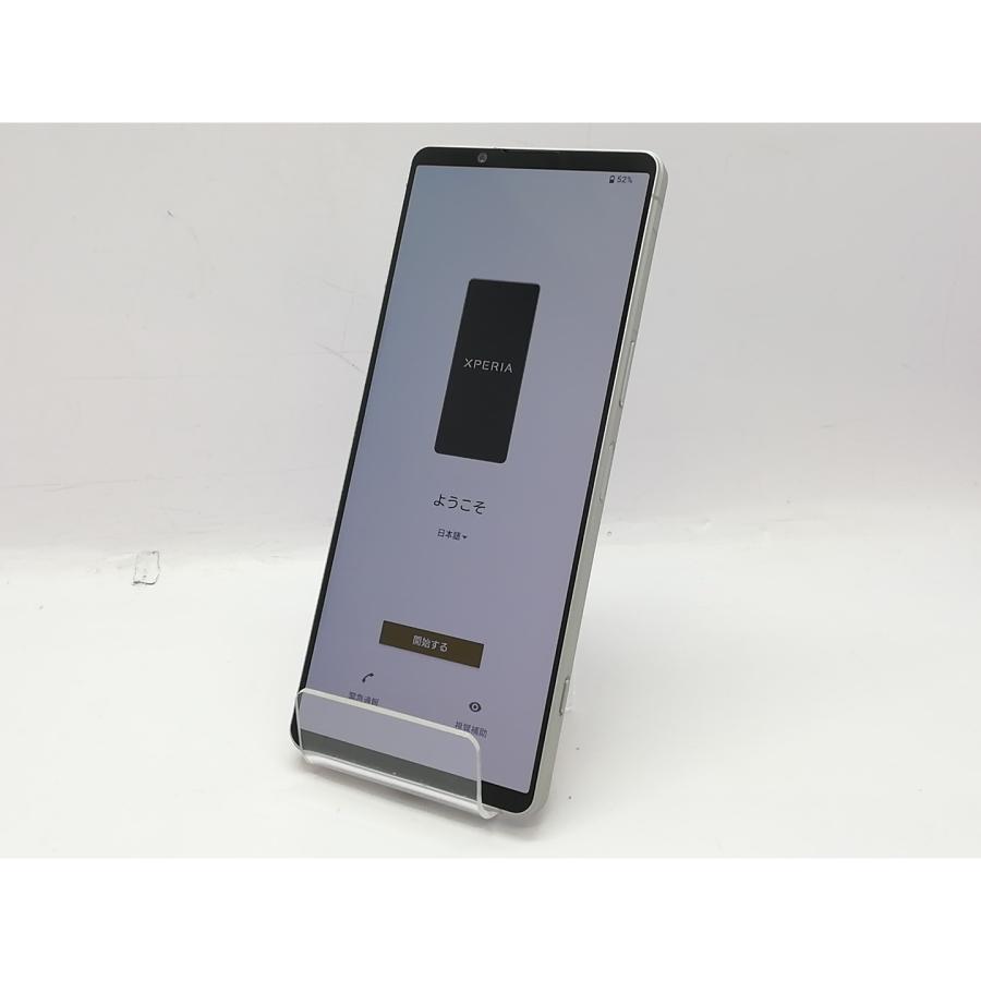 中古】SONY docomo 【SIMフリー】 Xperia 1 V プラチナシルバー 12GB