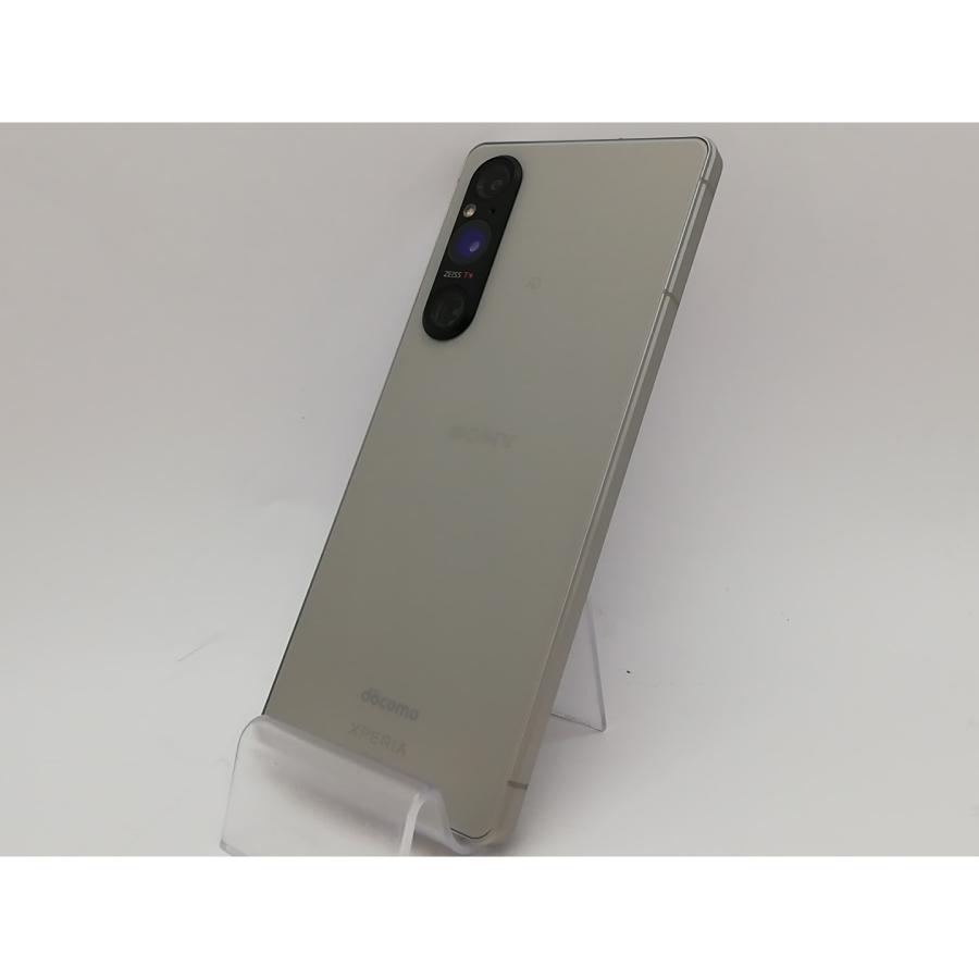 中古】SONY docomo 【SIMフリー】 Xperia 1 V プラチナシルバー 12GB
