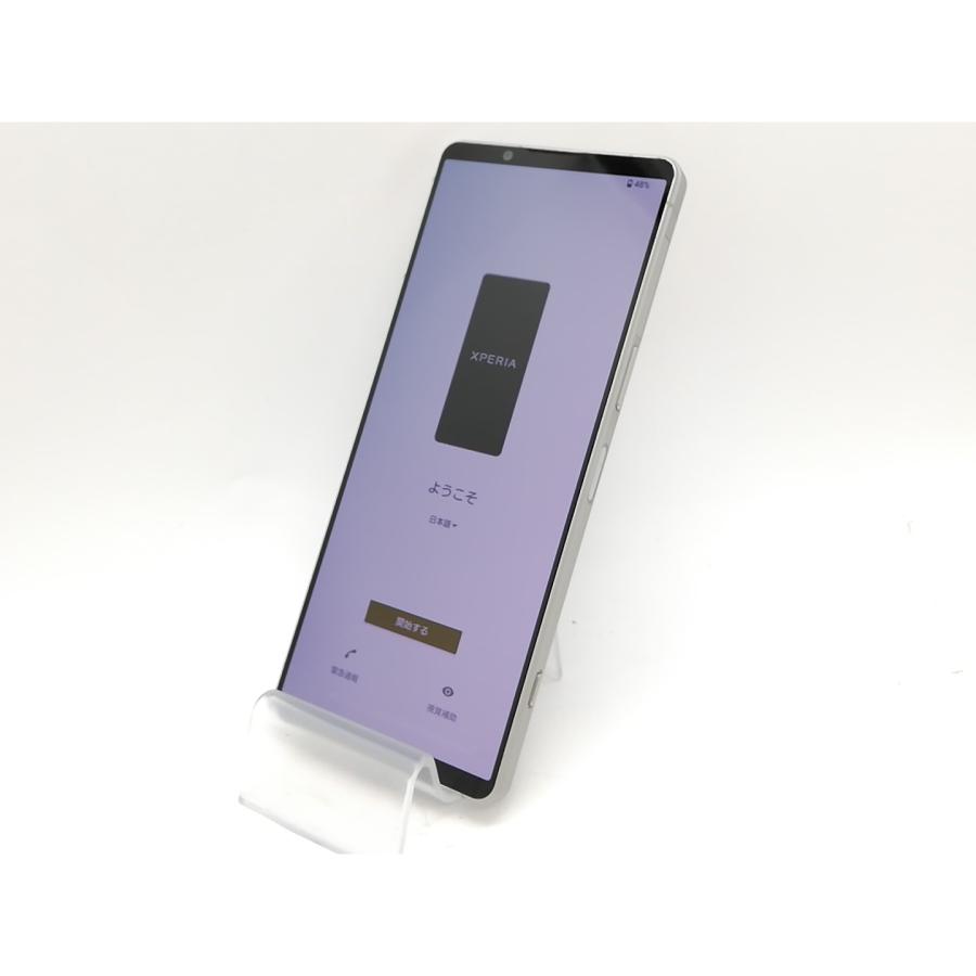 中古】SONY docomo 【SIMフリー】 Xperia 1 V プラチナシルバー 12GB