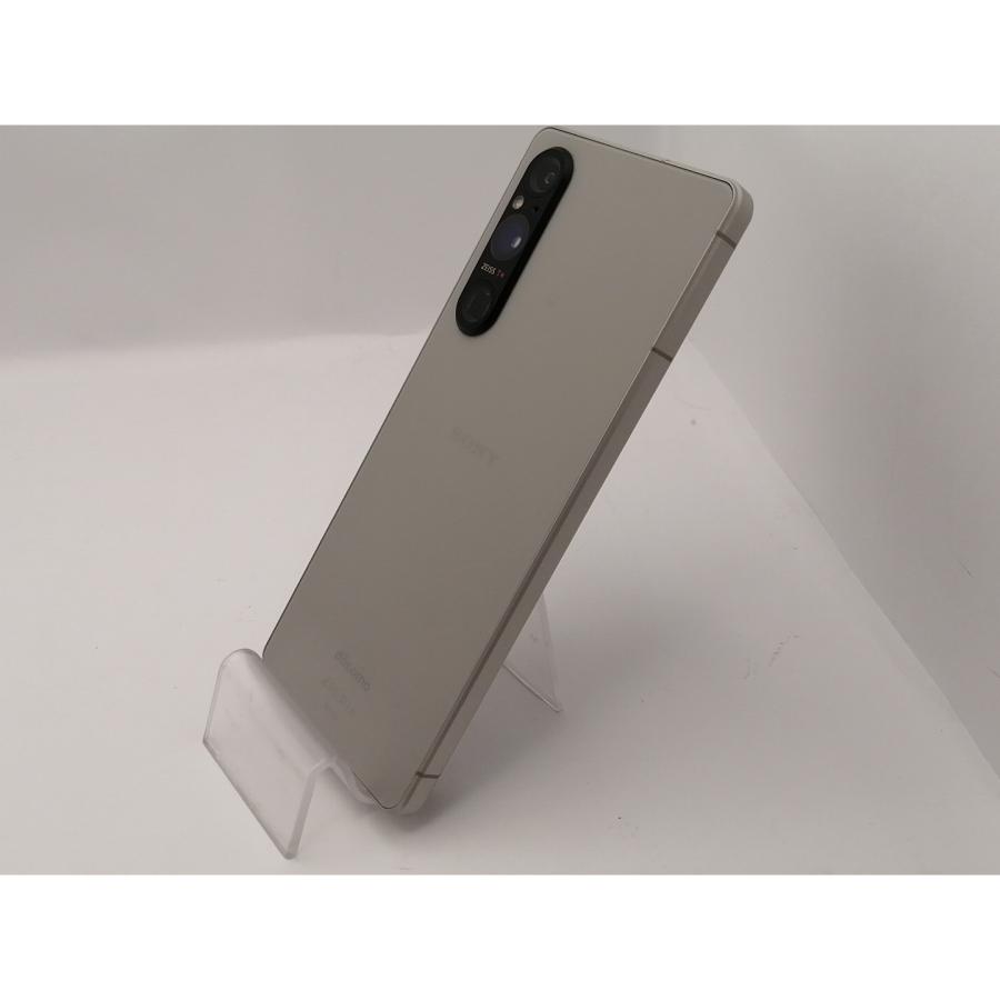 中古】SONY docomo 【SIMフリー】 Xperia 1 V プラチナシルバー 12GB