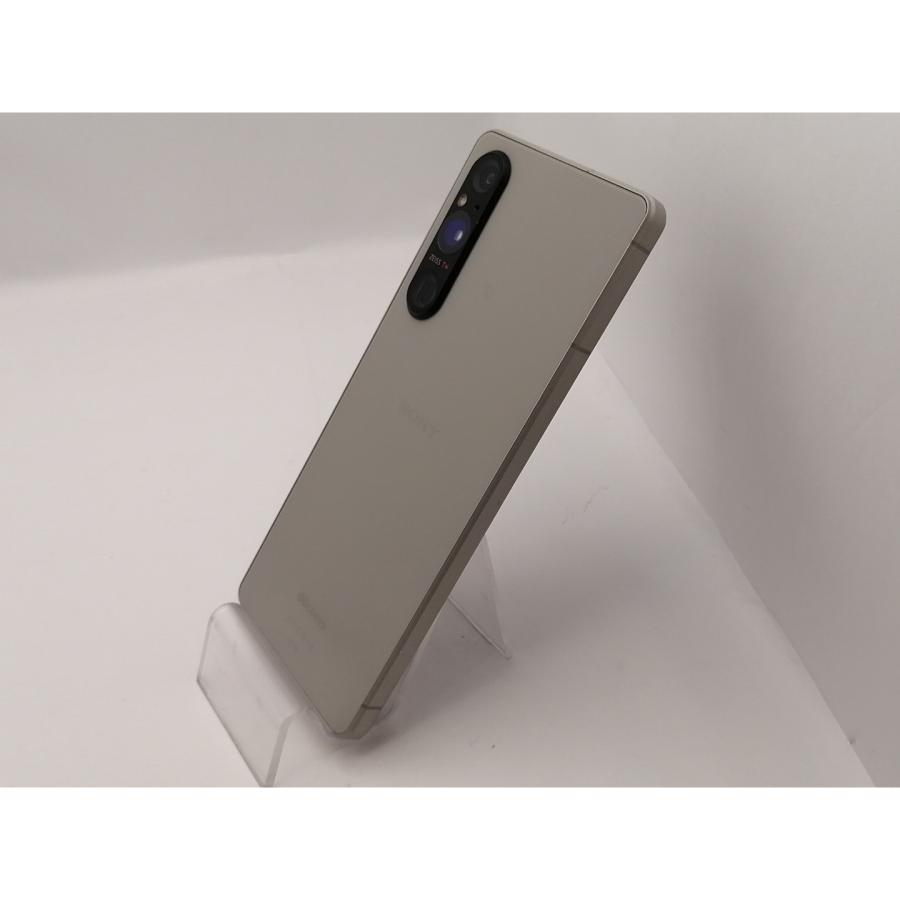 中古】SONY docomo 【SIMフリー】 Xperia 1 V プラチナシルバー 12GB