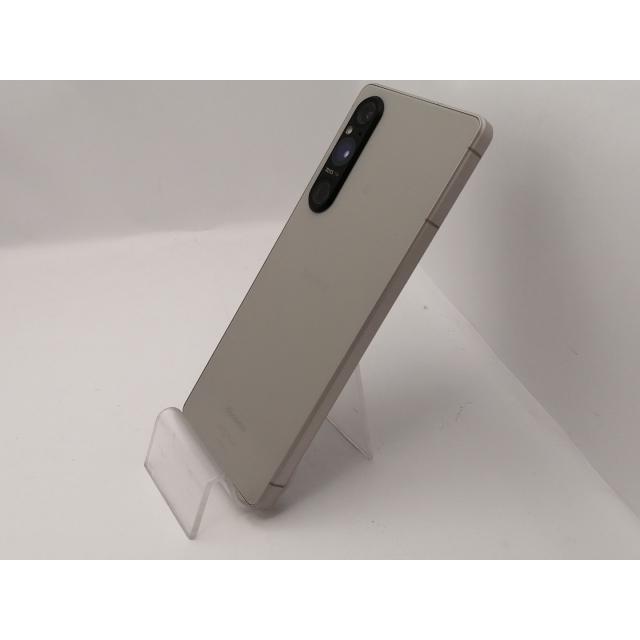 中古】SONY docomo 【SIMフリー】 Xperia 1 V プラチナシルバー 12GB