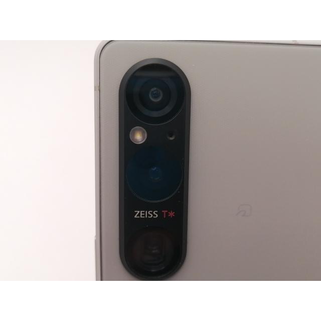 中古】SONY docomo 【SIMフリー】 Xperia 1 V プラチナシルバー 12GB
