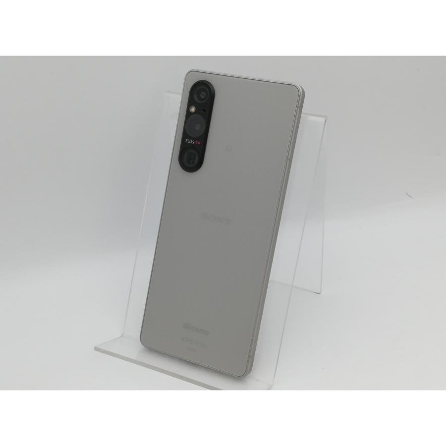 中古】SONY docomo 【SIMフリー】 Xperia 1 V プラチナシルバー 12GB