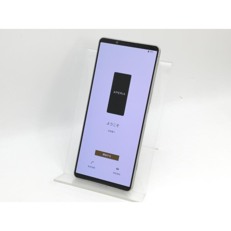 F12docomo SIMフリー Xperia 1 V SO-51 中古】SONY docomo 【SIMフリー】 Xperia 1 V プラチナシルバー 12GB