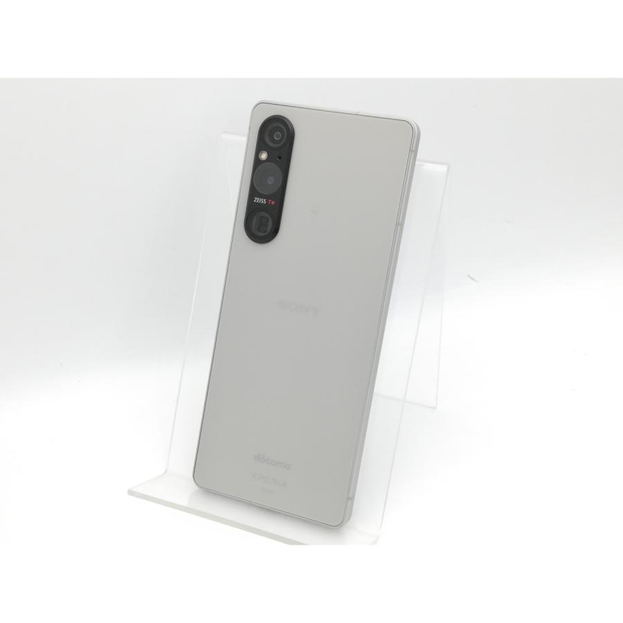 中古】SONY docomo 【SIMフリー】 Xperia 1 V プラチナシルバー 12GB