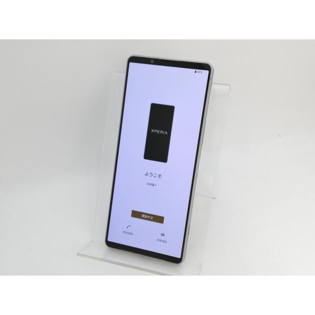中古】SONY docomo 【SIMフリー】 Xperia 1 V プラチナシルバー 12GB