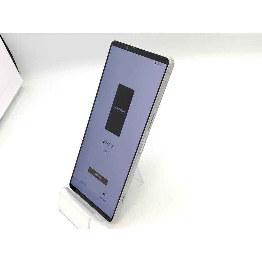 中古】SONY docomo 【SIMフリー】 Xperia 1 V プラチナシルバー 12GB