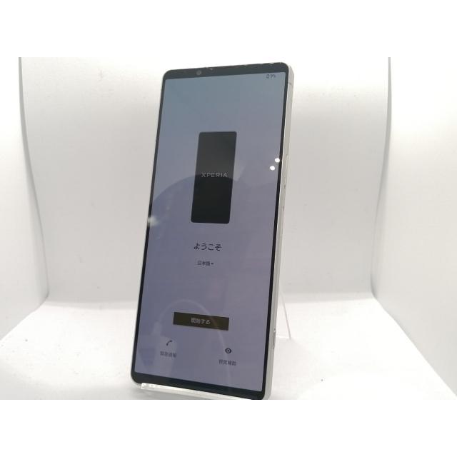 中古】SONY docomo 【SIMフリー】 Xperia 1 V プラチナシルバー 12GB