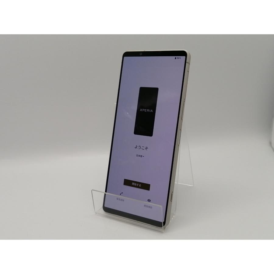 中古】SONY docomo 【SIMフリー】 Xperia 1 V プラチナシルバー 12GB