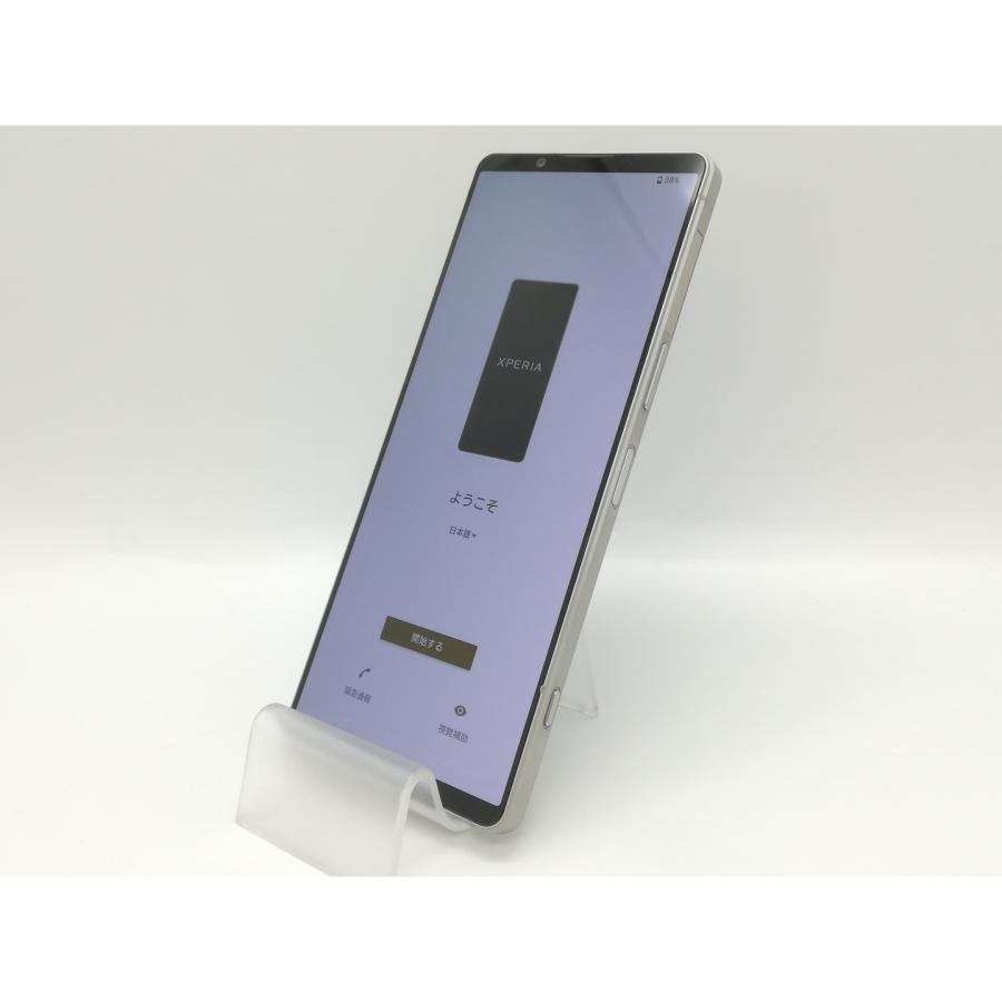 中古】SONY docomo 【SIMフリー】 Xperia 1 V プラチナシルバー 12GB