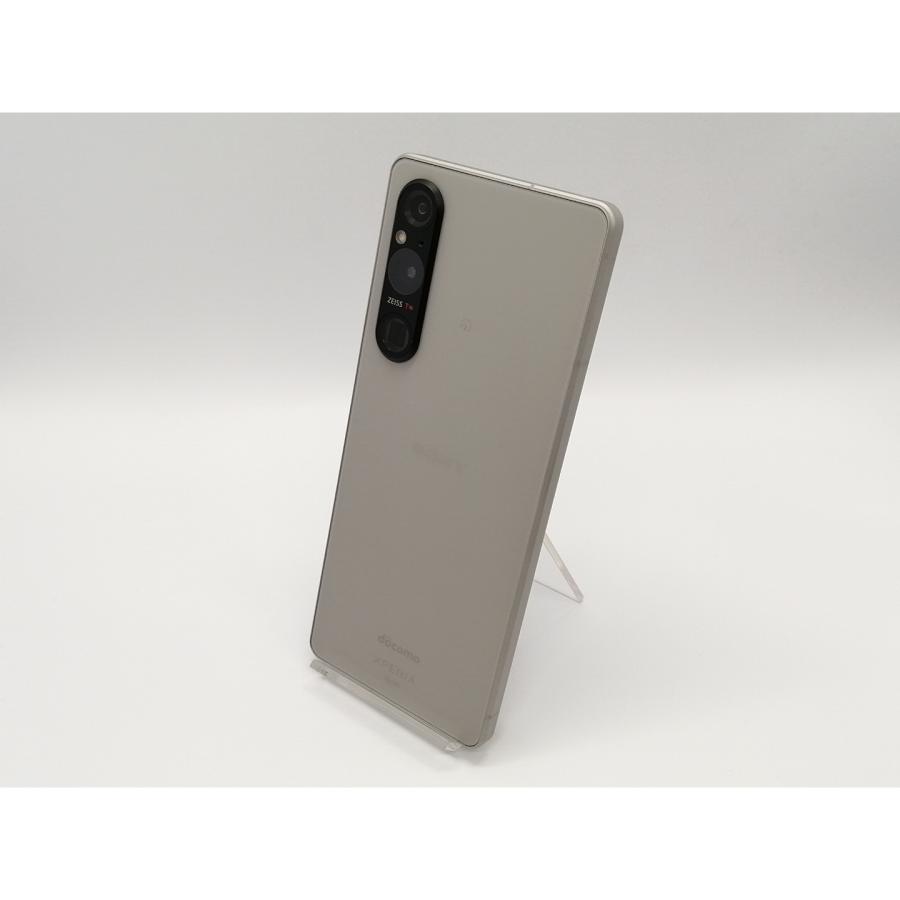 中古】SONY docomo 【SIMフリー】 Xperia 1 V プラチナシルバー 12GB