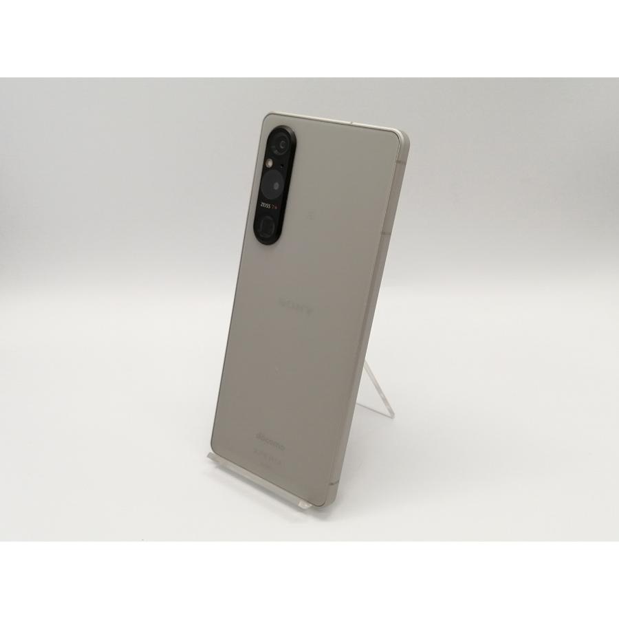 中古】SONY docomo 【SIMフリー】 Xperia 1 V プラチナシルバー 12GB