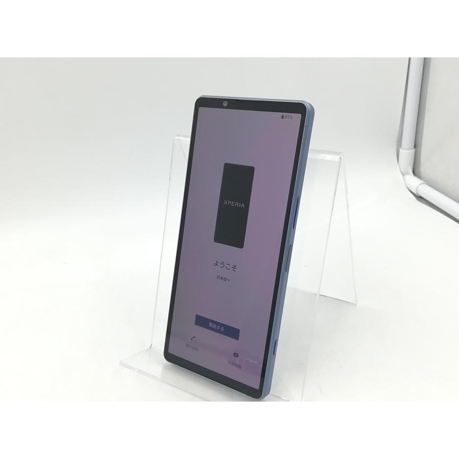 中古】SONY docomo 【SIMフリー】 Xperia 5 V 8GB 128GB ブルー SO-53D