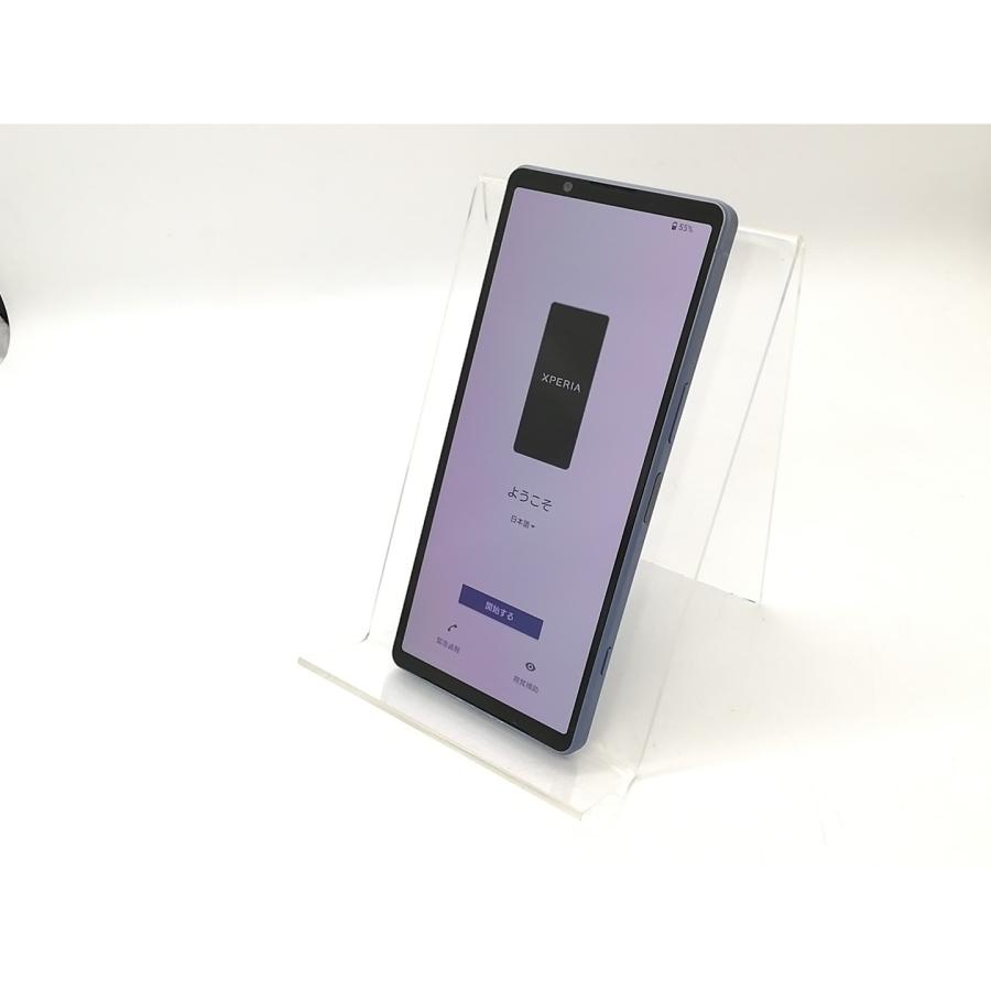 中古】SONY docomo 【SIMフリー】 Xperia 5 V 8GB 128GB ブルー SO-53D