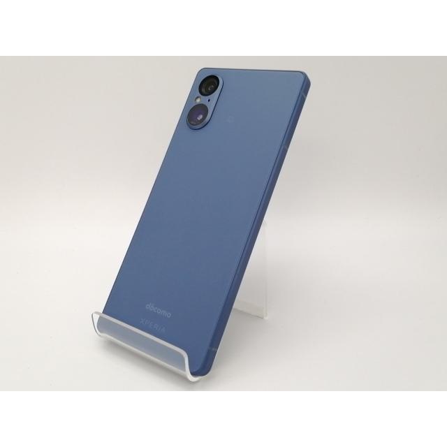 中古】SONY docomo 【SIMフリー】 Xperia 5 V 8GB 128GB ブルー SO-53D