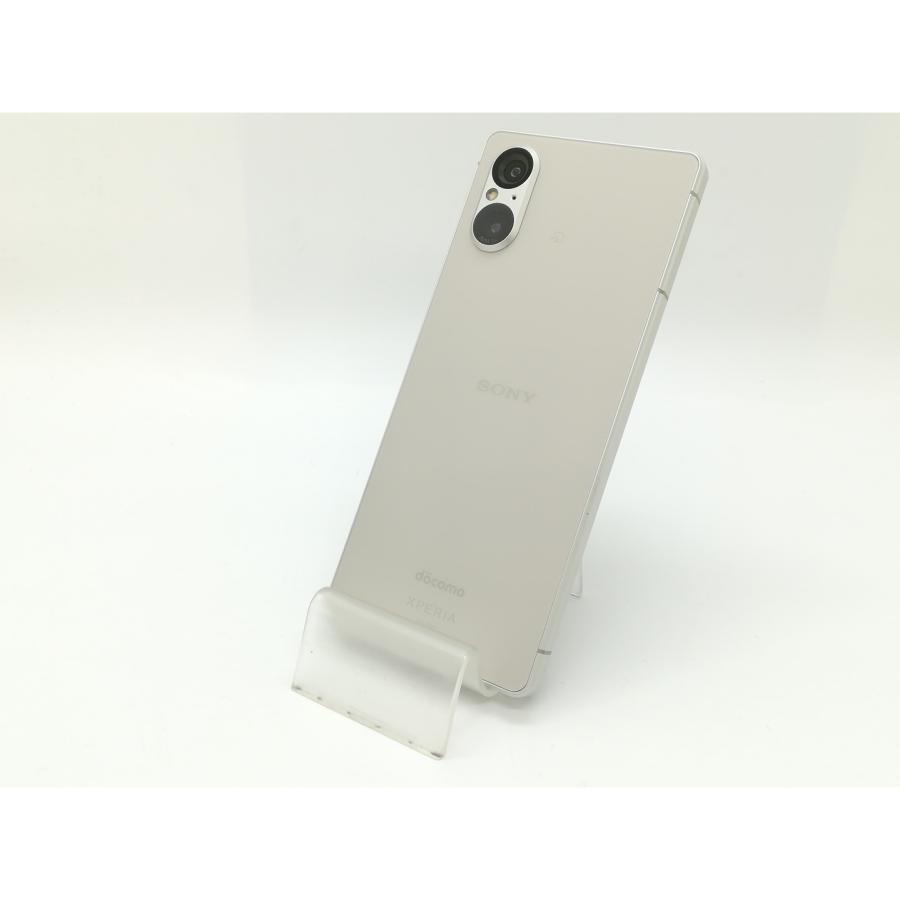 中古】SONY docomo 【SIMフリー】 Xperia 5 V 8GB 128GB プラチナ 