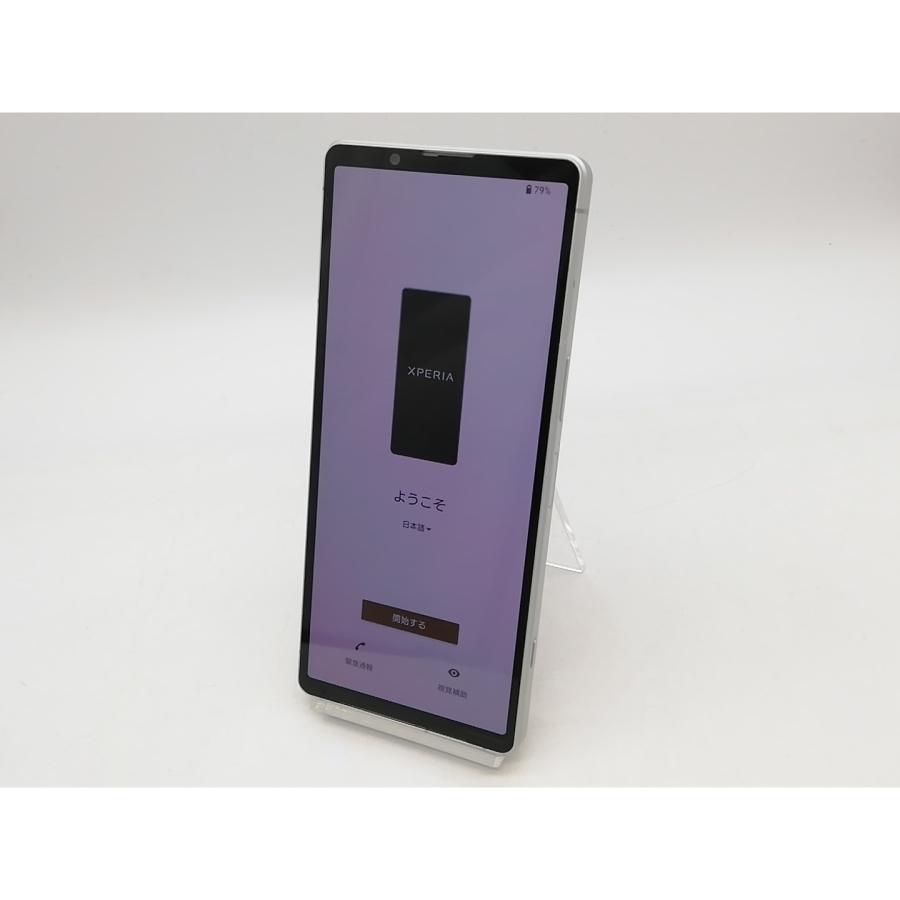 中古】SONY docomo 【SIMフリー】 Xperia 5 V 8GB 128GB プラチナ
