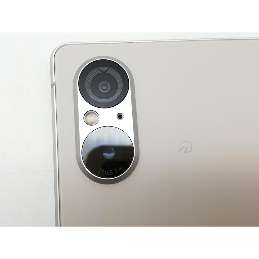 中古】SONY docomo 【SIMフリー】 Xperia 5 V 8GB 128GB プラチナ