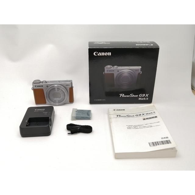 【中古】Canon PowerShot G9 X Mark II　シルバー【新宿2】保証期間１ヶ月【ランクA】の画像