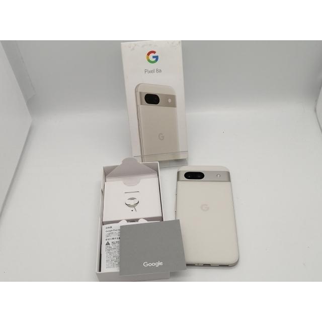【中古】Google au 【SIMフリー】 Pixel 8a ポーセリン 8GB 128GB G576D【大須アメ横】保証期間１ヶ月【ランクA】の画像