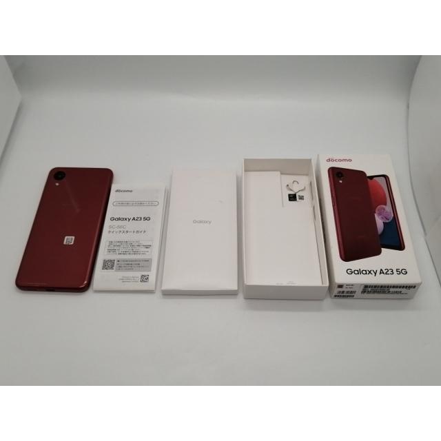 美品　Galaxy A23 5G docomo 本体 レッド　64GB 中古】SAMSUNG docomo 【SIMフリー】 Galaxy A23 5G 4GB 64GB SC-56C