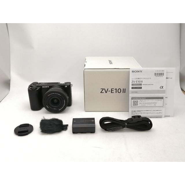 中古】SONY VLOGCAM ZV-E10 II パワーズームレンズキット ブラック ZV