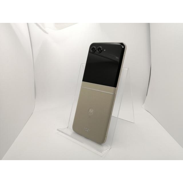 【新品未使用】motorola razr 50sクリームソフトバンクSIMフリー 中古】MOTOROLA SoftBank 【SIMフリー】 motorola razr 50s サンド