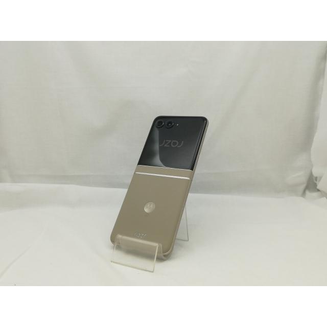 【新品未使用】motorola razr 50sクリームソフトバンクSIMフリー 中古】MOTOROLA SoftBank 【SIMフリー】 motorola razr 50s サンド