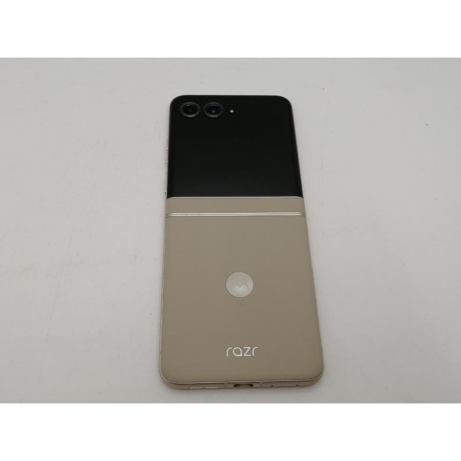 中古】MOTOROLA SoftBank 【SIMフリー】 motorola razr 50s サンド