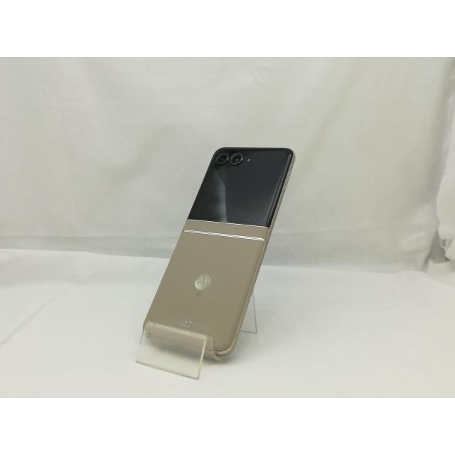 【新品未使用】motorola razr 50sクリームソフトバンクSIMフリー 中古】MOTOROLA SoftBank 【SIMフリー】 motorola razr 50s サンド