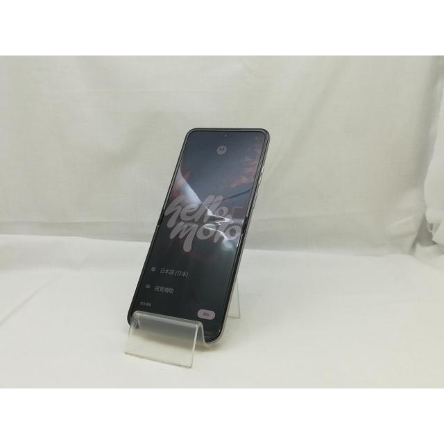 中古】MOTOROLA SoftBank 【SIMフリー】 motorola razr 50s サンド
