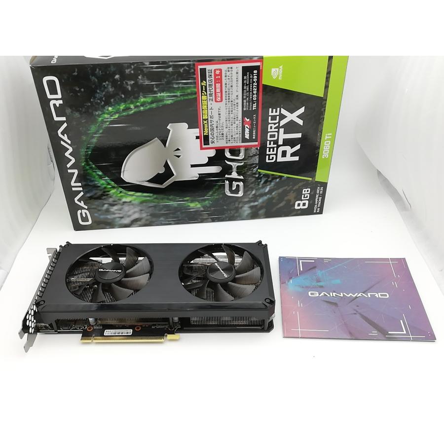 中古】Gainward GeForce RTX 3060 Ti Ghost V1（NE6306T019P2-190AB-G 