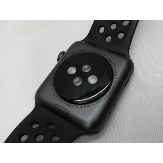 【中古】Apple Apple Watch Series3 Nike+ 42mm GPS スペースグレイアルミ/アンスラサイト/ブラックNikeスポーツバンド【神保町】保証期間１ヶ月【ランクC】｜janpara｜05