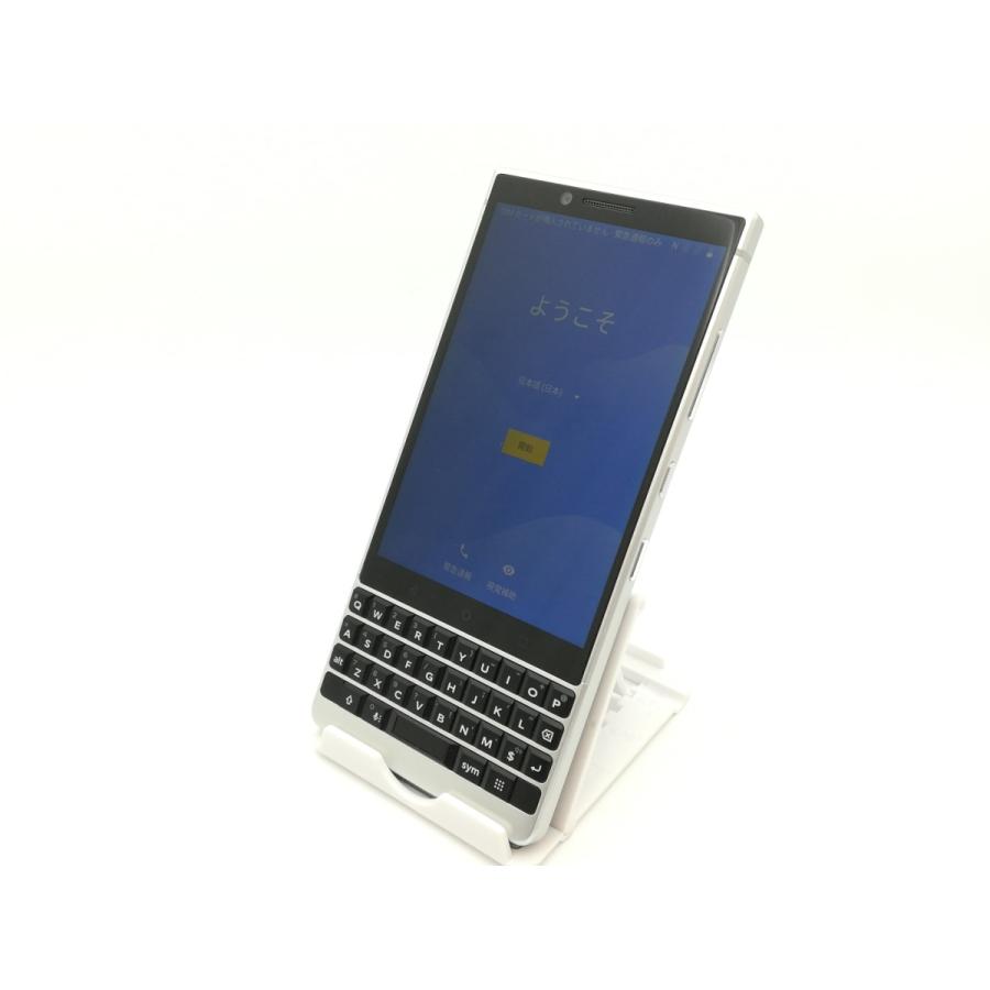 【中古】BlackBerry 国内版 【SIMフリー】 KEY2 Dual SIM BBF100-8 64GB Silver【ECセンター】保証期間１ヶ月【ランクA】｜janpara｜02