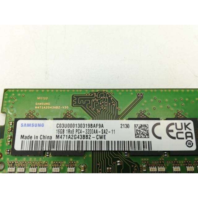 【中古】260PIN 16GB DDR4-3200(PC4-25600) SODIMM 【ノートPC用】【広島】保証期間１週間｜janpara｜03