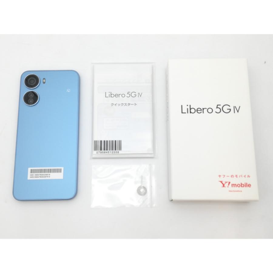 【未使用】ZTE ymobile 【SIMフリー】 Libero 5G IV 4GB 128GB ブルー A302ZT【中野】保証期間３ヶ月｜janpara｜04