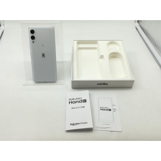 【中古】Wiko 楽天モバイル 【SIMフリー】 Rakuten Hand 5G ホワイト 4GB 128GB P780【神戸】保証期間１ヶ月【ランクB】｜janpara｜09