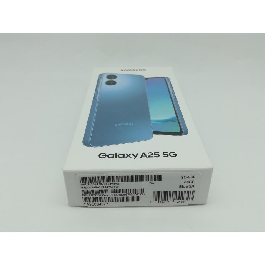 未使用】SAMSUNG docomo 【SIMフリー】 Galaxy A25 5G ブルー 未使用】SAMSUNG docomo 【SIMフリー】 Galaxy A25 5G ブルー