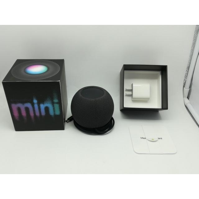 中古】Apple HomePod mini スペースグレイ MY5G2J/A【広島】保証期間1
