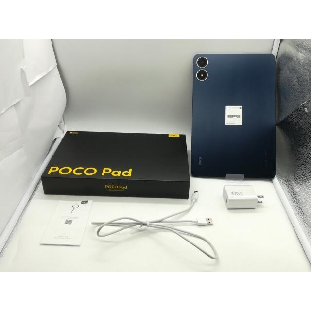 中古】Xiaomi 【Wi-Fi】 POCO Pad 8GB 256GB ブルー【広島】保証期間1