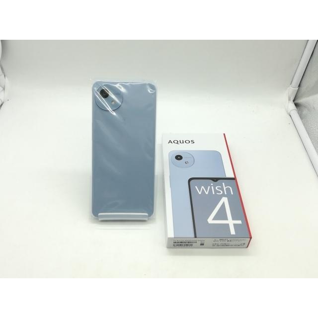 未使用】SHARP ymobile 【SIMフリー】 AQUOS Wish4 ブルー 4GB 64GB