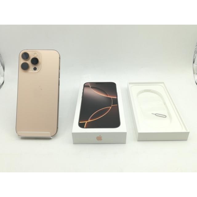 中古】Apple 国内版 【SIMフリー】 iPhone 16 Pro Max 256GB デザート
