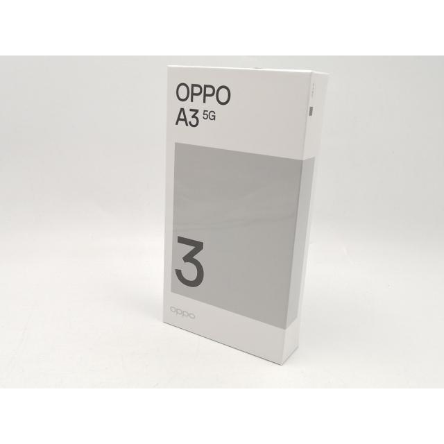 未使用】Oppo ymobile 【SIMフリー】 OPPO A3 5G 4GB 128GB ブラック