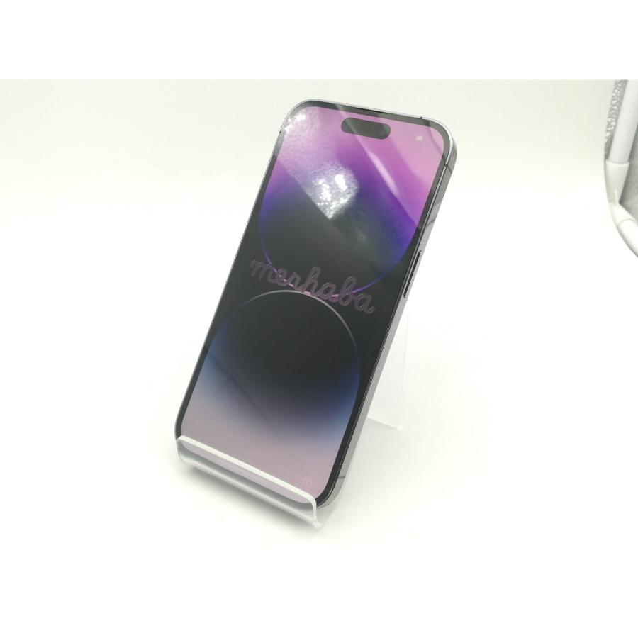【中古】Apple 国内版 【SIMフリー】 iPhone 14 Pro 128GB ディープパープル MQ0F3J/A【神戸】保証期間１ヶ月【ランクA】の画像