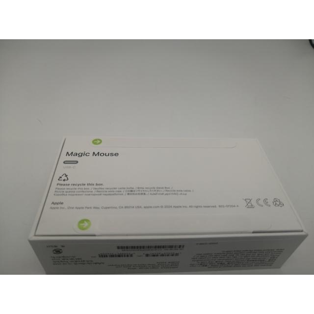 未使用】Apple Magic Mouse（2024/USB-C）ホワイト MXK53ZA/A【広島本