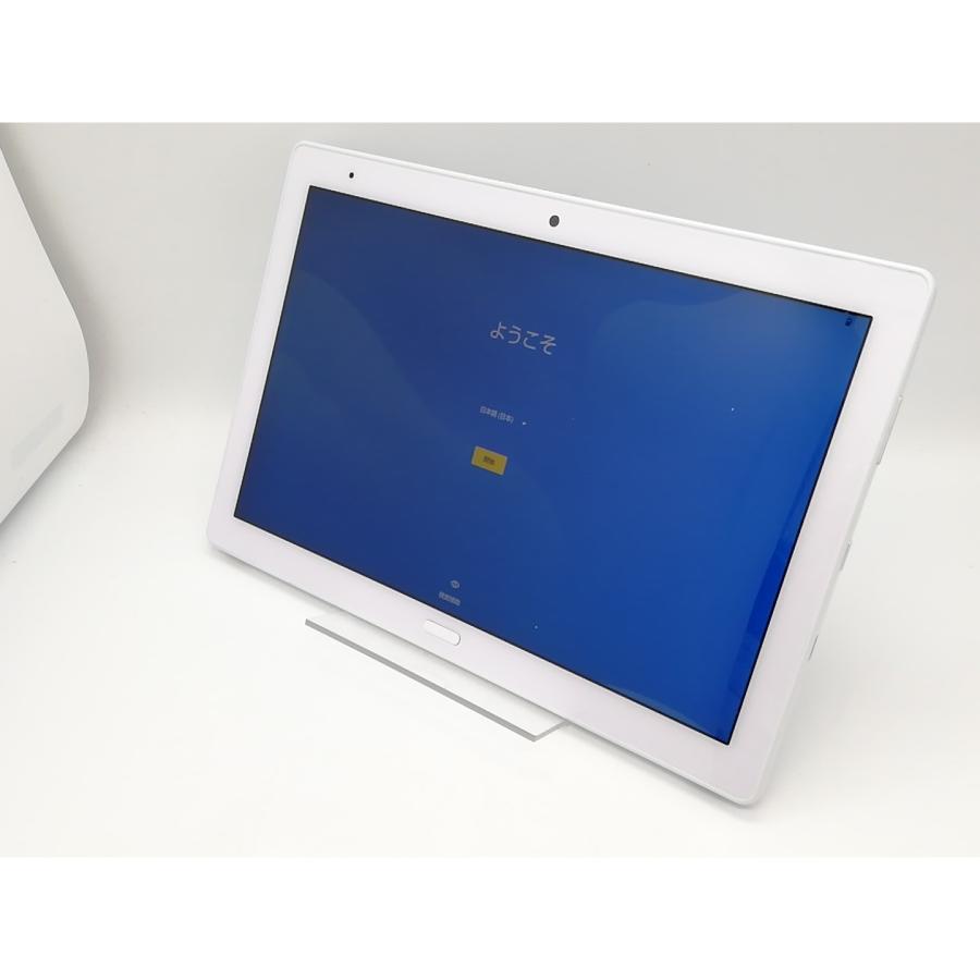 中古】SHARP docomo 【SIMロックあり】 dtab d-41A ホワイト